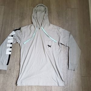 Victoria's Secret PINK hooded tshirt